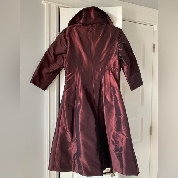 Teri Jon by Ricki Freeman dress size 12 in wine. - Picture 2 of 6